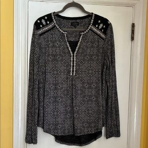 Lucky Brand boho blouse